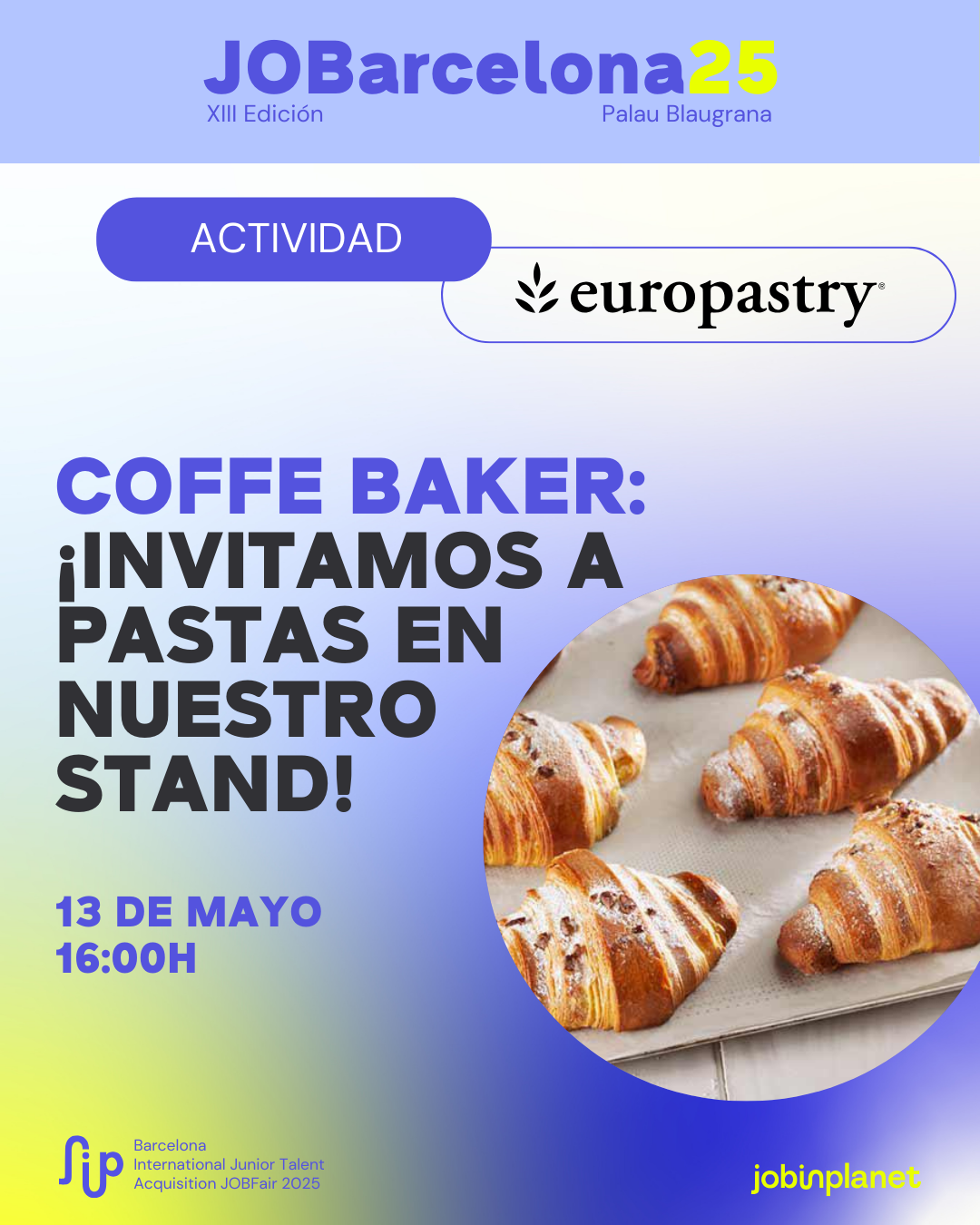 COFFE BAKER: ¡INVITAMOS A PASTAS EN NUESTRO STAND!