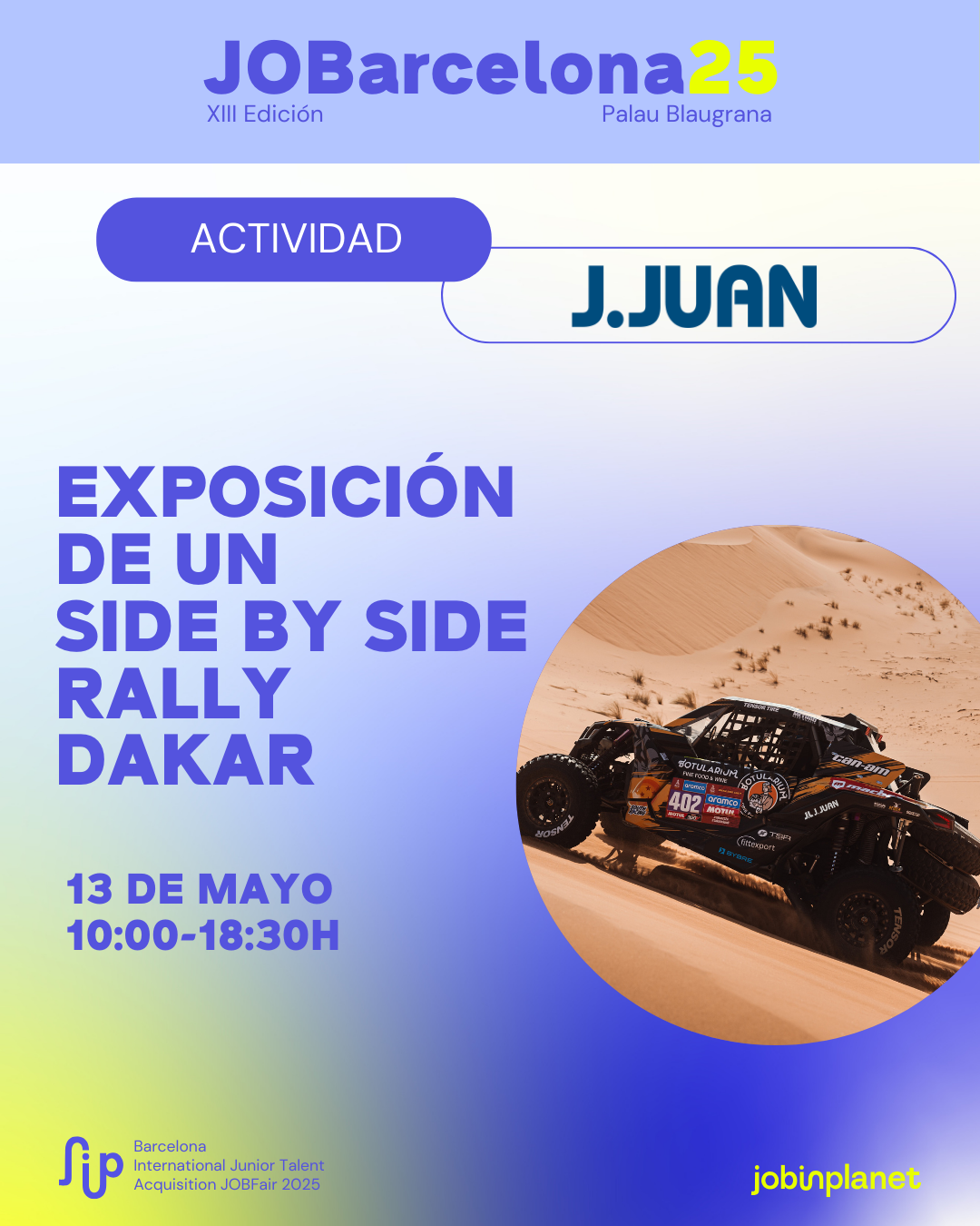 EXPOSICIÓN DE UN COCHE SIDE BY SIDE RALLY DAKAR